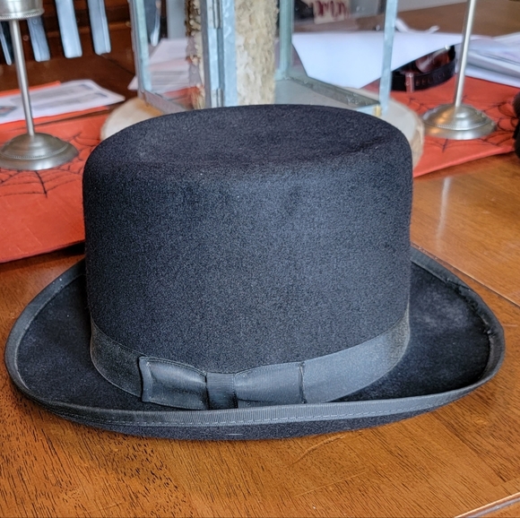 black, TOP HAT. size S. - Picture 3 of 6